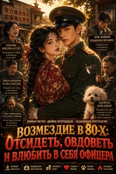 Обложка Возмездие в 80-х: Отсидеть, овдоветь и влюбить в себя офицера